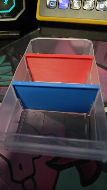 Vách ngăn chia ngăn cho ngăn kéo nhựa 65mm (Plastic draw organiser separators) - Image 2