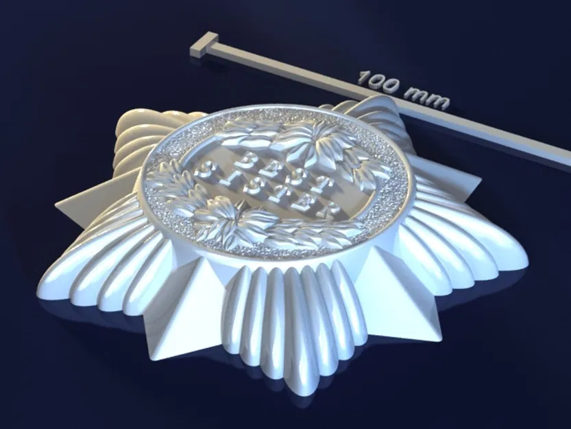 Huy Chương “Best Sister” (Award Best Sister) - Model 3D Làm Khuôn - Image 2