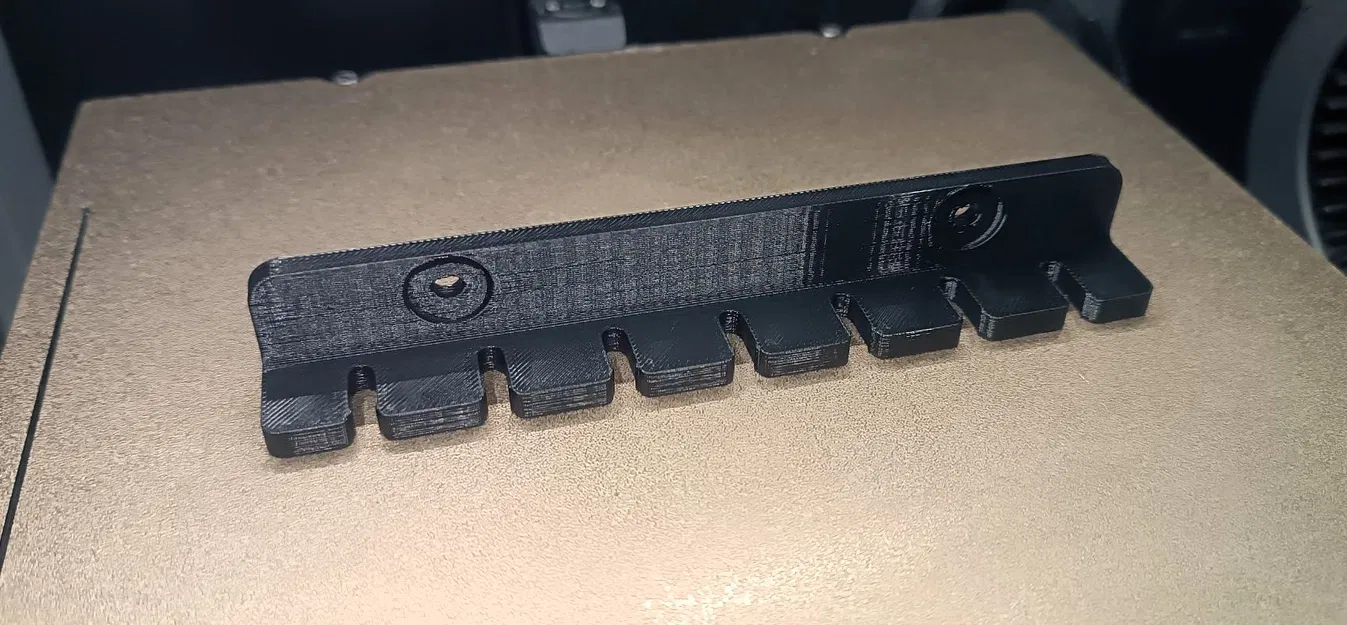 Giá đỡ needle file gắn tường/board (đựng 7 cây) - Image 2