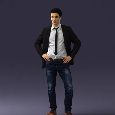 Fashion Man Posed 0318 – Model 3D Scan Toàn Thân