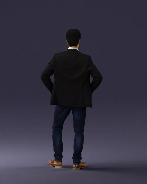 Fashion Man Posed 0318 – Model 3D Scan Toàn Thân - Image 2