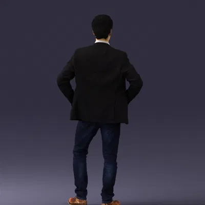 Fashion Man Posed 0318 – Model 3D Scan Toàn Thân