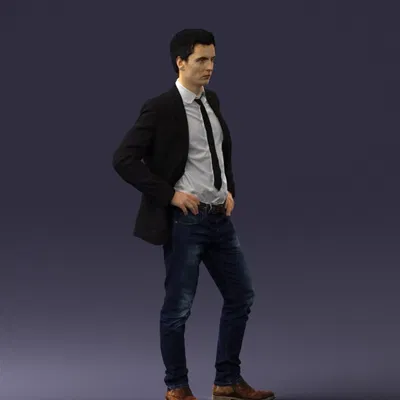 Fashion Man Posed 0318 – Model 3D Scan Toàn Thân