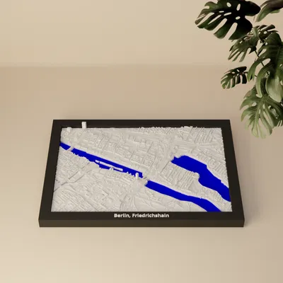 Berlin, Friedrichshain, Đức - Mô hình thu nhỏ 3D