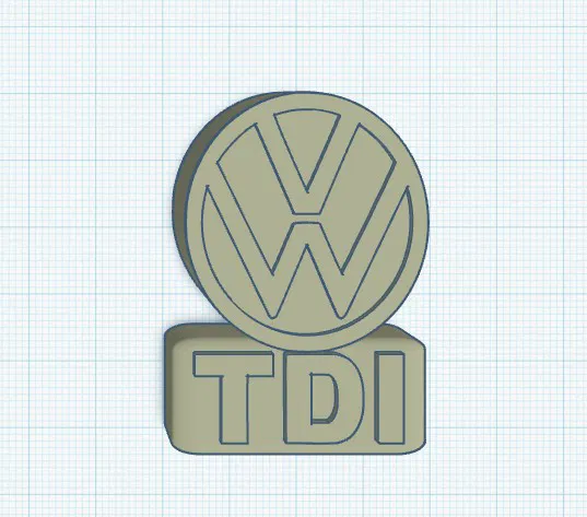 VW TDI - Mẫu làm móc khóa - Image 1