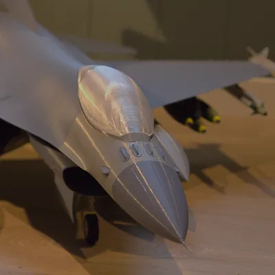 Mô hình F-16 Fighting Falcon tỉ lệ 1/16 để in 3D