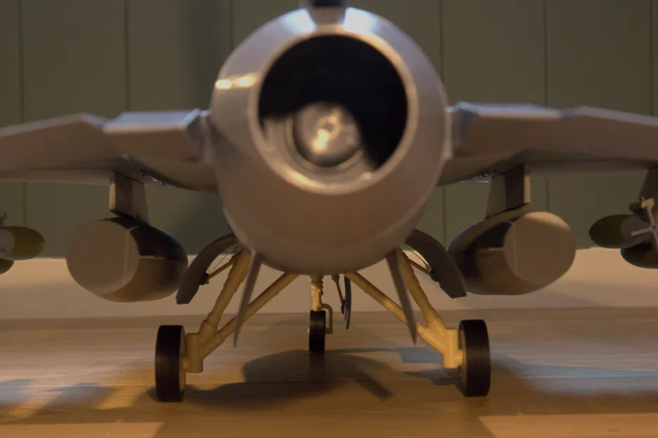 Mô hình F-16 Fighting Falcon tỉ lệ 1/16 để in 3D - Image 8