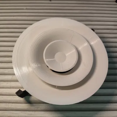 Difusor thông gió (difusor ventilación) có điều chỉnh, dạng tròn