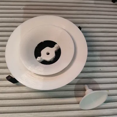 Difusor thông gió (difusor ventilación) có điều chỉnh, dạng tròn