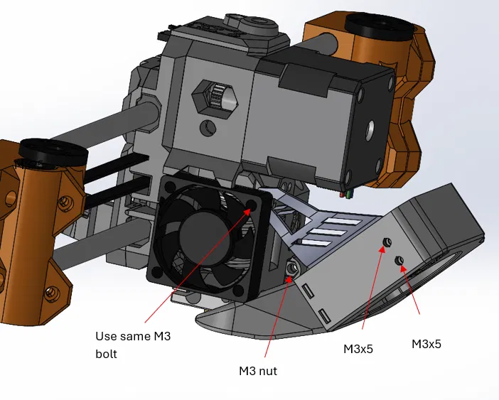 Nâng cấp quạt 5020 cho Mk3s Bear (Bondtech Extruder) - Image 4