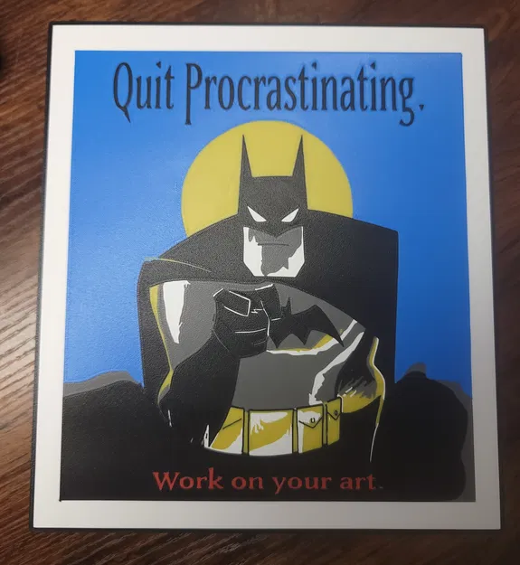 Batman Truyền Động Lực (Motivational Batman) – Light Box - Image 1