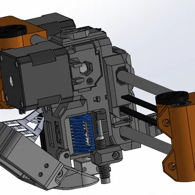 Nâng cấp quạt 5020 & heatbreak cho Mk3s (bear) (Bondtech Extruder)