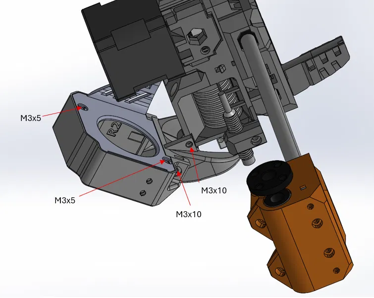 Nâng cấp quạt 5020 & heatbreak cho Mk3s (bear) (Bondtech Extruder) - Image 5