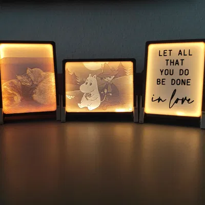 Khung lithophane đơn giản