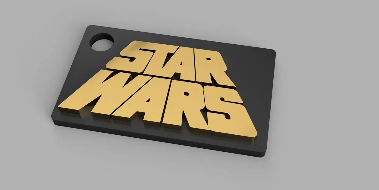 Móc khóa Star Wars Retro Logo - Image 2