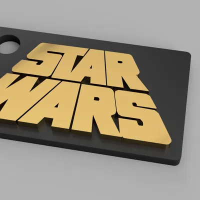 Móc khóa Star Wars Retro Logo