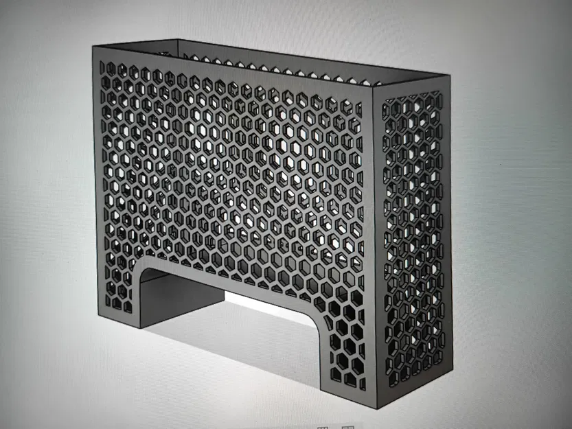 Poop Chute Flashforge AD5X dạng honeycomb (vui lòng đọc hướng dẫn) - Image 1