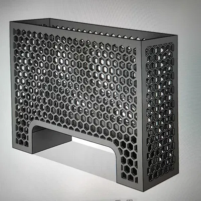 Poop Chute Flashforge AD5X dạng honeycomb (vui lòng đọc hướng dẫn)