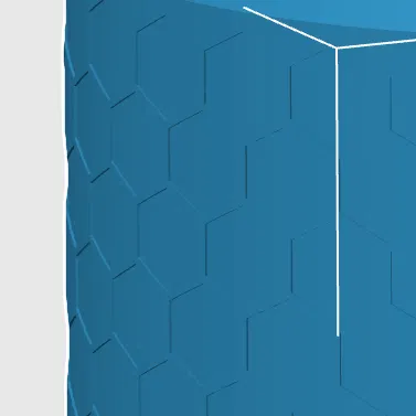 Ly Đa Năng Texture Tổ Ong (Honeycomb)