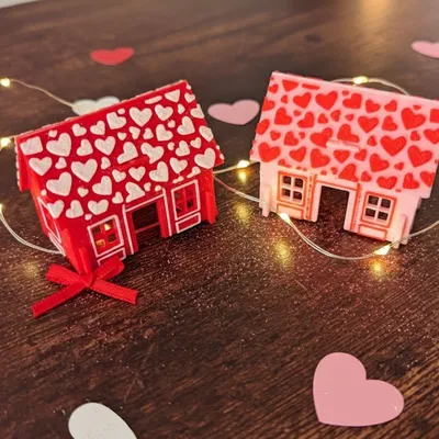 Kit Card House Valentine “The Love Shack” (Nhà thiệp lắp ráp Ngày Tình Nhân)