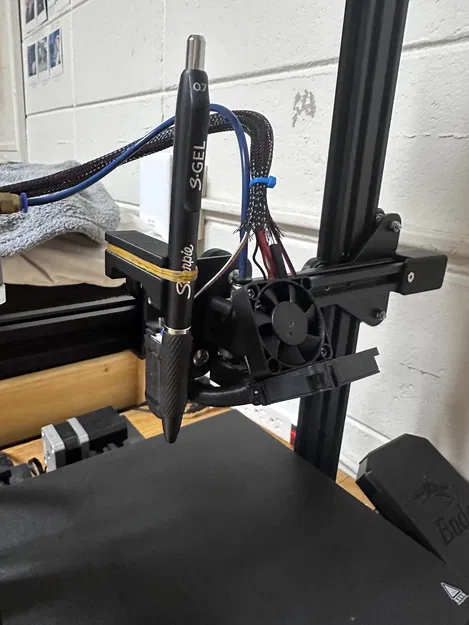 Bộ gá Plotter kẹp cho Ender 3 V2 (tương thích CR Touch) - Image 1