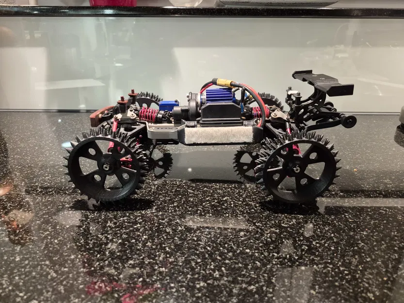 Traxxas Revo VXL 1/16 MERV Spikes (bánh Spikes remix) - Image 1