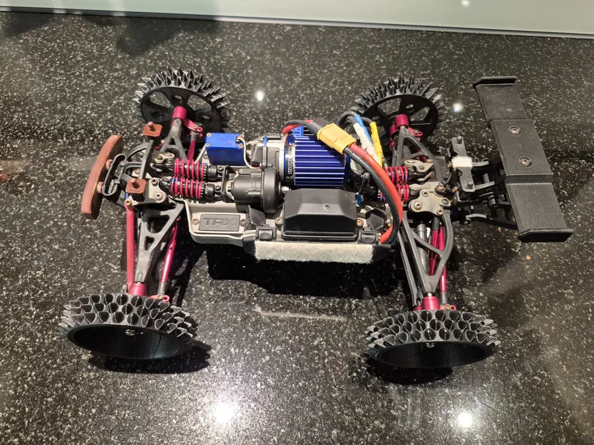 Traxxas Revo VXL 1/16 MERV Spikes (bánh Spikes remix) - Image 2