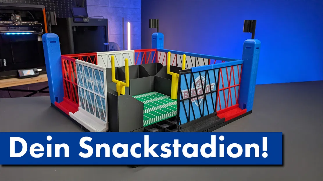Gridfinity Snack Stadium (Sân vận động snack theo Gridfinity) - Image 1