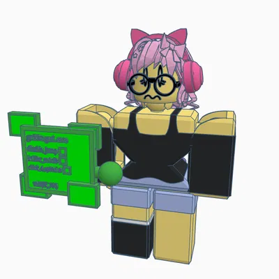 Mô hình Roblox Figure SHALEM_744 khớp động (OC)