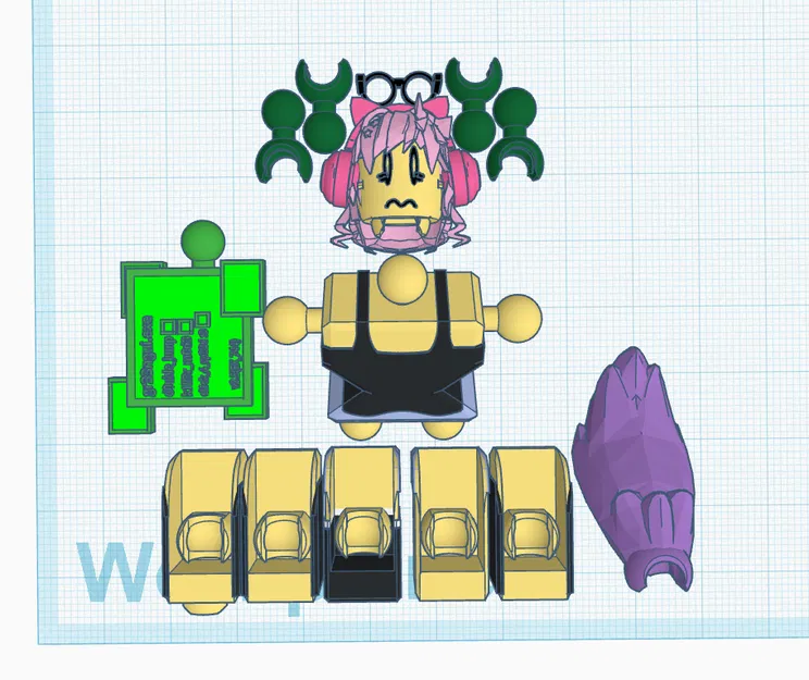 Mô hình Roblox Figure SHALEM_744 khớp động (OC) - Image 5