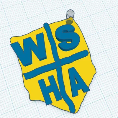 West Side Hills Academy (WSHA) – Móc khóa logo