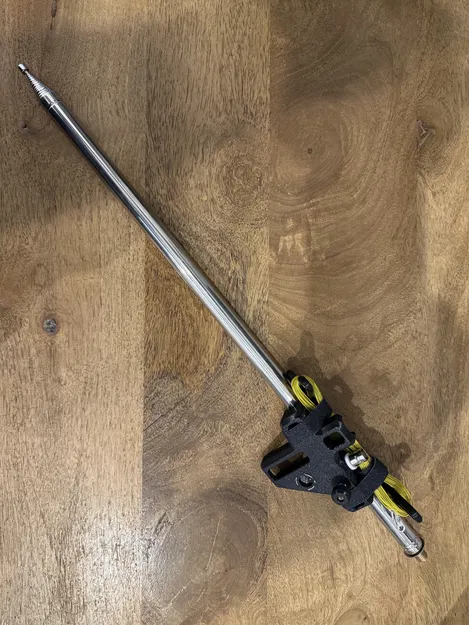 VE7ZAX - Mount whip antenna lên trekking pole cho SOTA quarter wave 5.6m vertical - Image 2