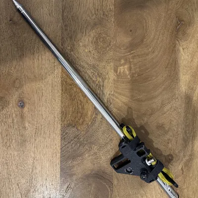 VE7ZAX - Mount whip antenna lên trekking pole cho SOTA quarter wave 5.6m vertical