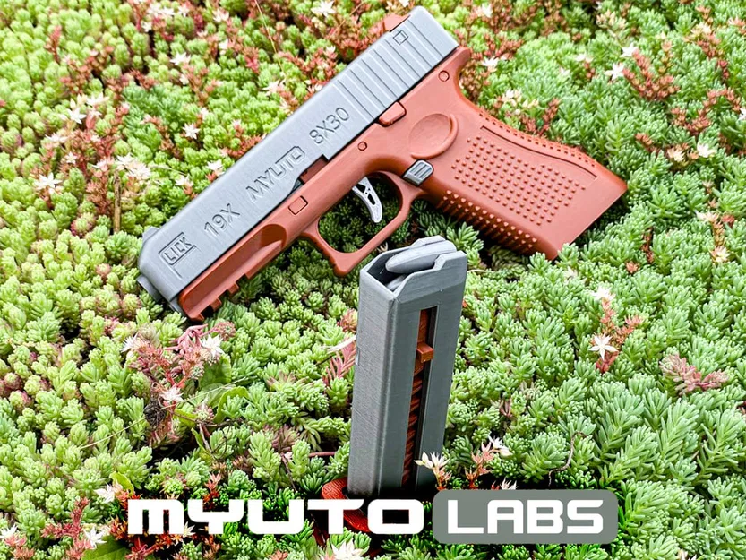 Flick 19X kèm MODS! Đồ chơi súng lục bắn được, open-source (kèm CAD) - Image 1