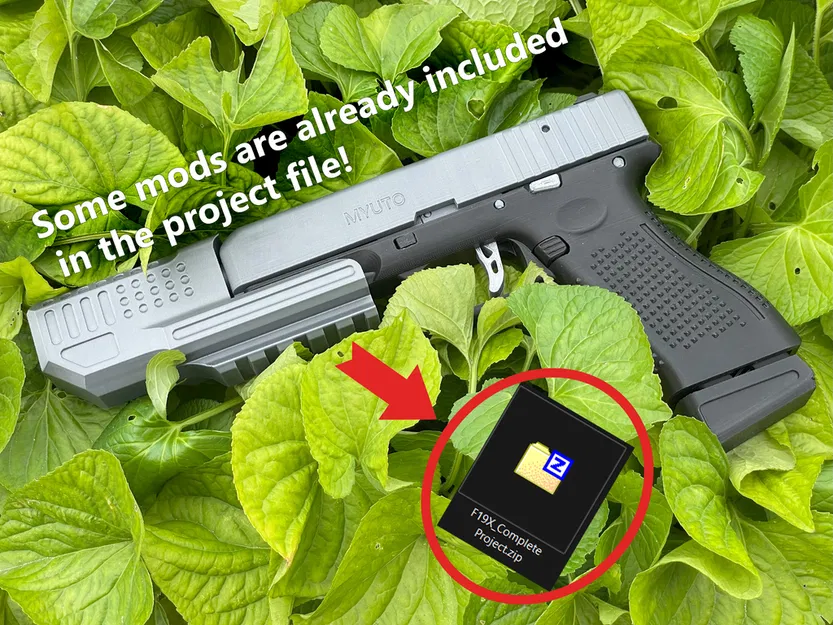 Flick 19X kèm MODS! Đồ chơi súng lục bắn được, open-source (kèm CAD) - Image 3