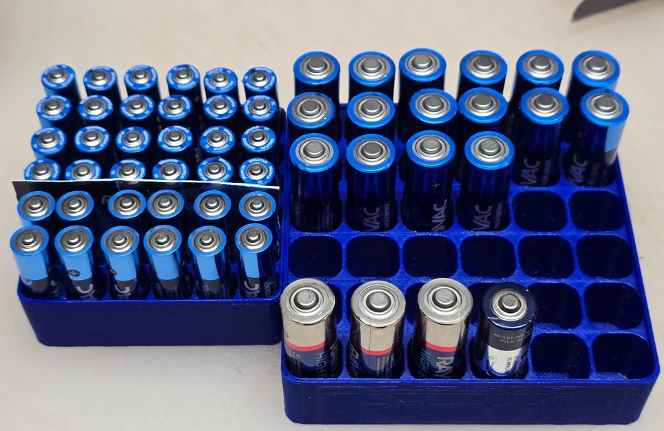Khay pin AA & AAA 36 viên/khay để ngăn kéo, không nắp (Junk Drawer) - Image 1