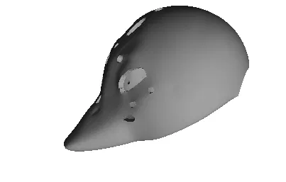 Duck Headbase (V1) – Khung đầu vịt có khe thoáng - Image 2