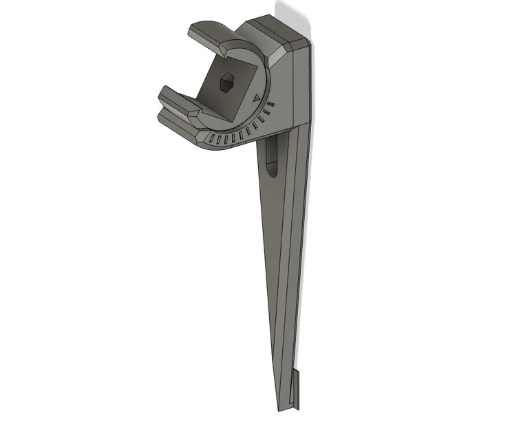 Ngàm gắn LED Channel xoay góc (Pivoting LED Channel Mount) - Image 1