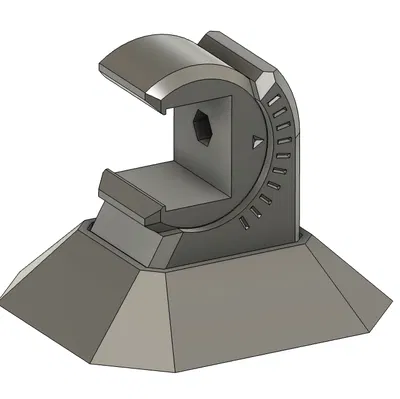 Ngàm gắn LED Channel xoay góc (Pivoting LED Channel Mount)