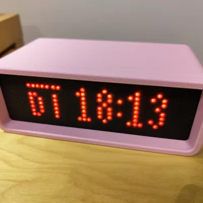 Vỏ MAX7219 (x4) lắp ráp không cần dụng cụ, kèm holder nhiều loại ESP