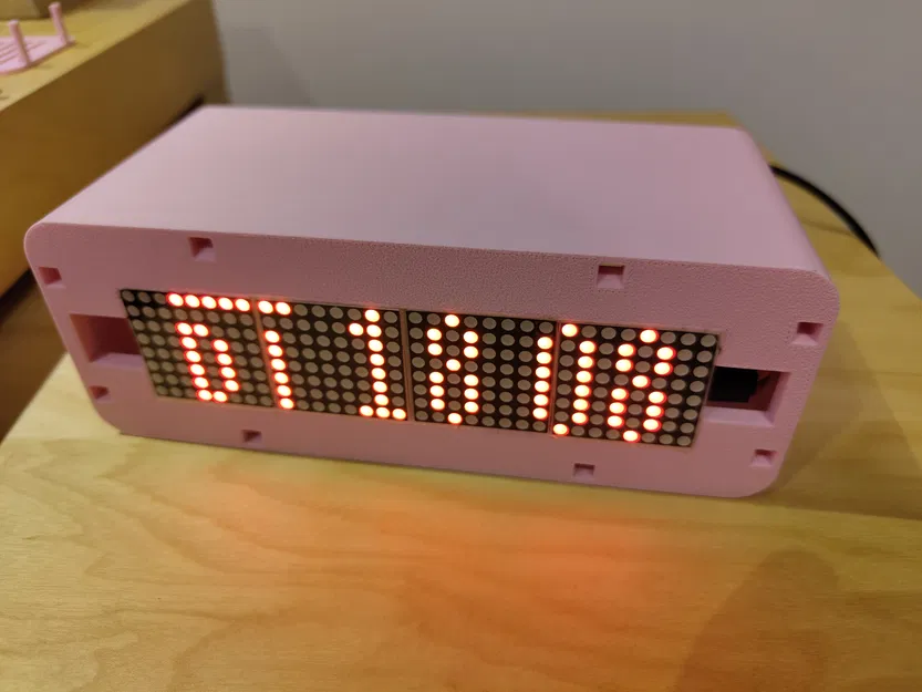 Vỏ MAX7219 (x4) lắp ráp không cần dụng cụ, kèm holder nhiều loại ESP - Image 3