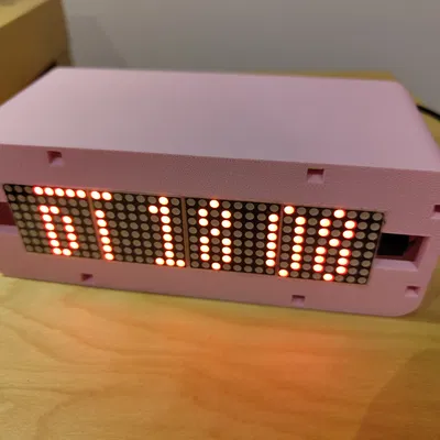 Vỏ MAX7219 (x4) lắp ráp không cần dụng cụ, kèm holder nhiều loại ESP