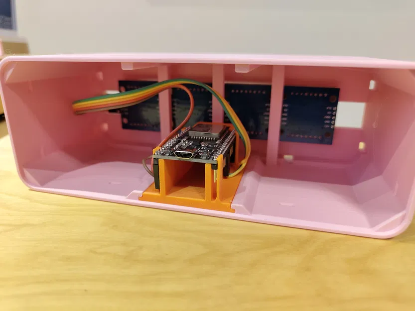 Vỏ MAX7219 (x4) lắp ráp không cần dụng cụ, kèm holder nhiều loại ESP - Image 4