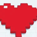 Pixel Heart – Trái tim pixel kiểu Minecraft - Thumbnail 2