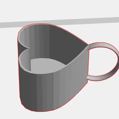 Giá đỡ lon hình trái tim (Heart can holder)