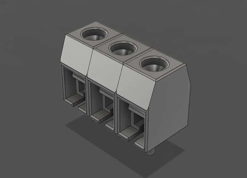 Cọc vít Screw Terminal 5mm 3 cổng (Triple) - Image 1