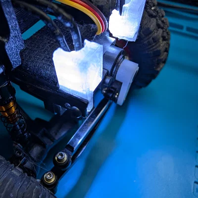 SCX24: Chuyển đèn pha thành đèn rock lights