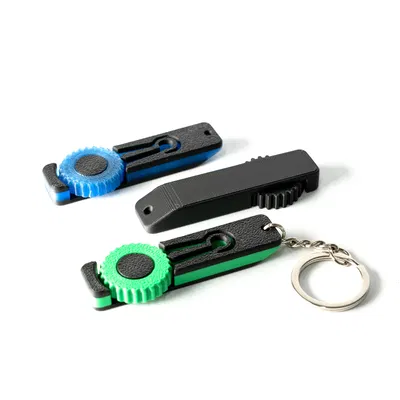 Móc khóa fidget clicky in liền khối (Print in Place Clicky Fidget Keychain)