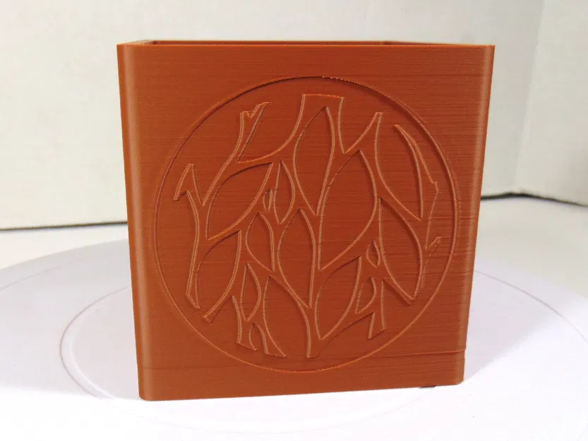 Khay đựng bút họa tiết lá hiện đại dáng vuông kiêm chậu cây - Image 5