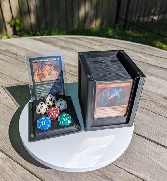 Hộp Deck Box Trưng Commander MTG (Magic The Gathering) – Magnet Closure - Image 1